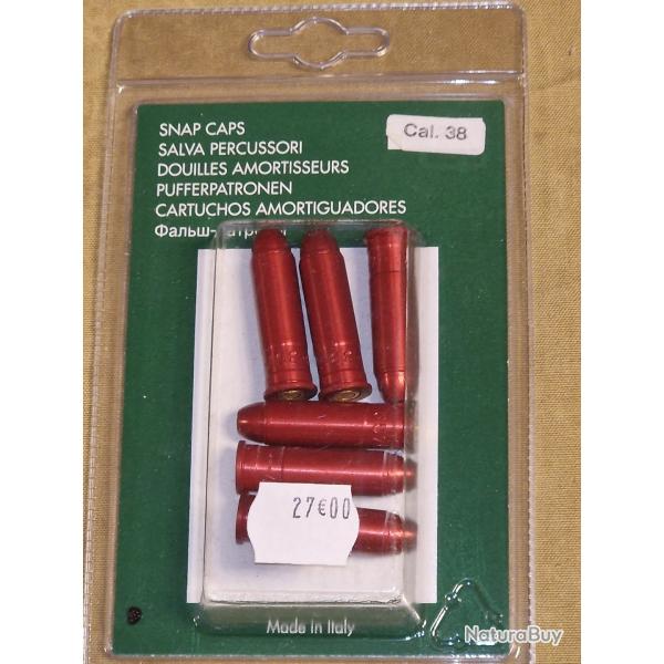 Douille amortisseur anodise (x6) cal. 38 SP/357 Mag. Stil Crin HILMAR SUPER DESTOCK !!!