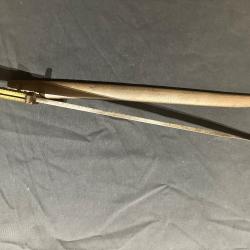 Ba&iuml;onnette chassepot avec son fourreau