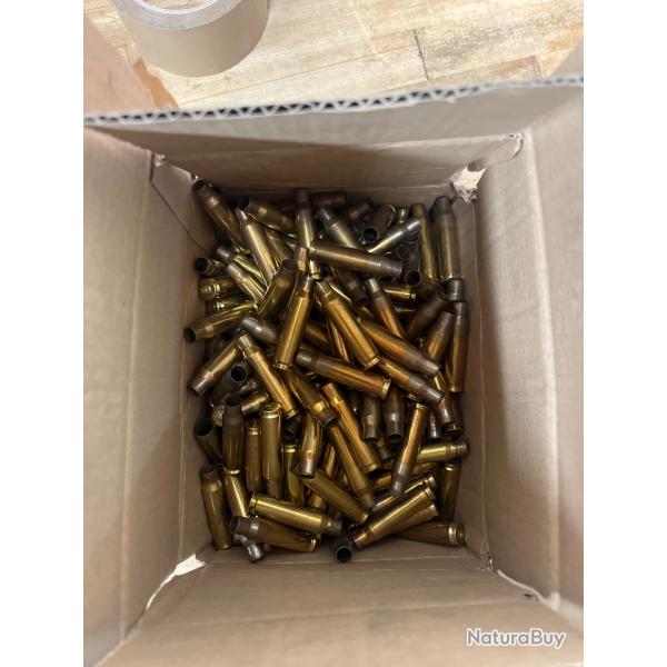 Lot de 150 douilles 308 multi marque tire une fois