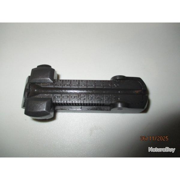 DSM 34 Trs rare hausse complte pour cette carabine d'entrainement allemande des annes 1930 !