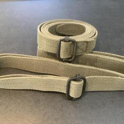 2 Bretelles d'origine militaire pour carabine
