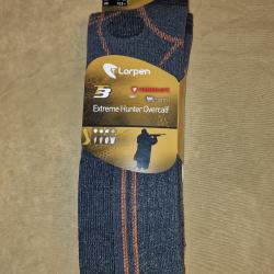 Chaussettes Lorpen T3 Extreme Hunter Overcalf taille XL (47-50) HILMAR SUPER DESTOCK !!!