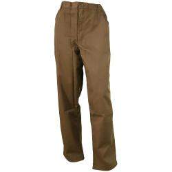 Pantalon de chasse T649N polyester coton marron taille 60