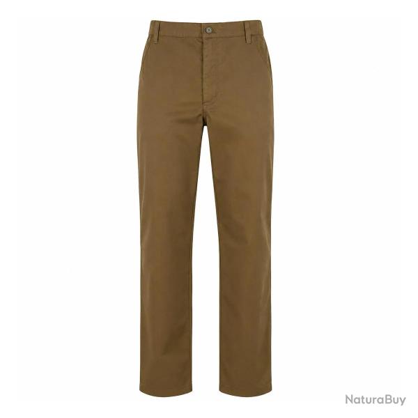 Pantalon de chasse T649N polyester coton marron taille 60