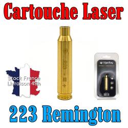 Cartouche laser de réglage calibre 223 Viperay pile offerte - Envoi rapide depuis la France