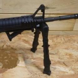 BIPIED LATERAL   AR15  - M4 ET DERIVES + MONTAGE. MARQUE CAA TACTICAL  SBP REGLABLE 17.5 - 20.5 cm.