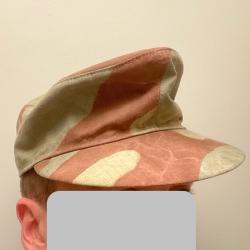 Exceptionnelle reproduction casquette M42 allemande tissu camo italien d'&eacute;poque - janke - taille 59