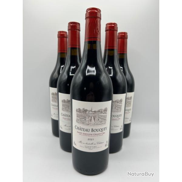 2021 Chteau Bouquey - Saint-Emilion Grand Cru Rouge - 6 Bouteilles