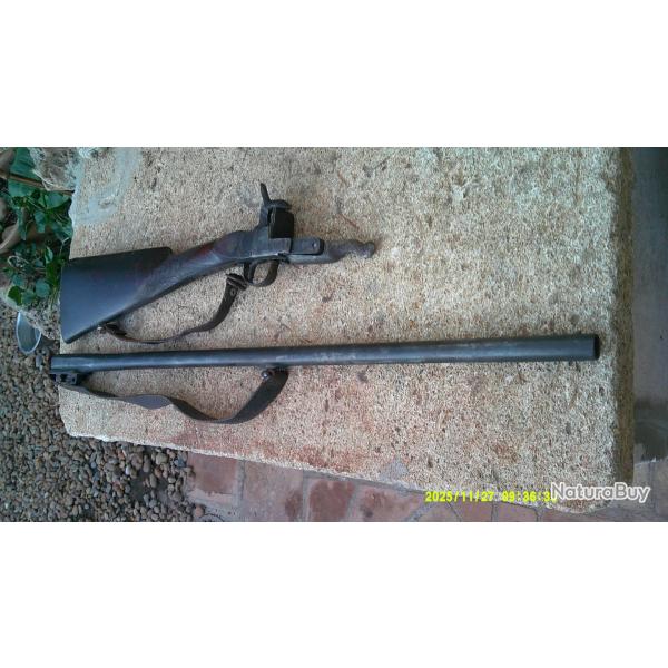 Fusil de braconnier a broche calibre 20
