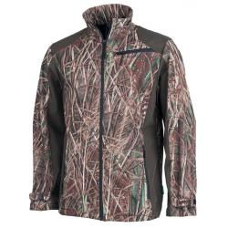Veste de chasse softshell camo roseaux Treeland