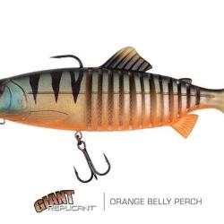Leurre Souple Fox Rage Giant Jointed Replicant 27cm Orange Belly Perch UV