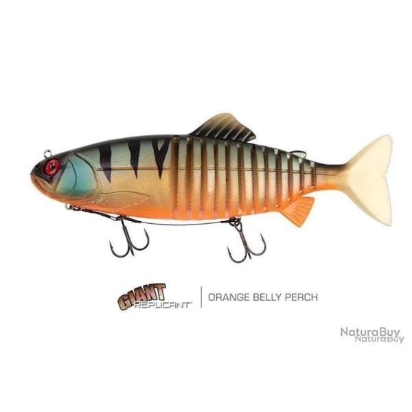Leurre Souple Fox Rage Giant Jointed Replicant 32cm Orange Belly Perch UV