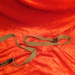 Lot de 2 :   WW2 US CEINTURE 1942 EN TOILE CLAIRE MILITAIRE AMÉRICAINE DE TROUPE/SOUS OFFICIERS
