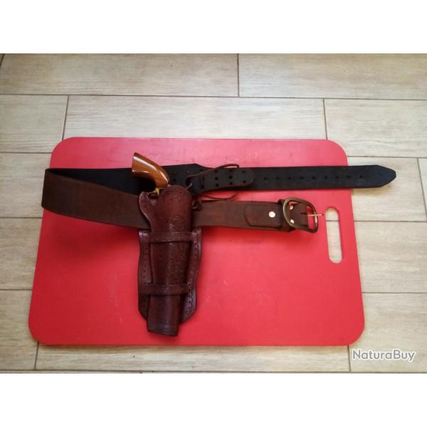 Holster Mexican Loop avec sa ceinture