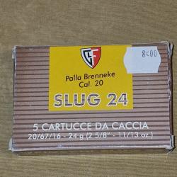 Cartouches à balle Fiocchi Slug 24 cal. 20/67 HILMAR SUPER DESTOCK !!!
