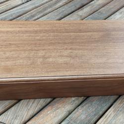 SUPERBE COFFRET US NOYER AMERICAIN  POUR GRAND REVOLVER