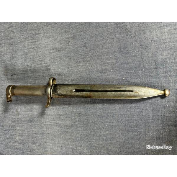 Pour Nol ! Baonnette Sudoise 1914 - fourreau pour fusil Mauser m/1896 - Eskilstuna J. - Lot7