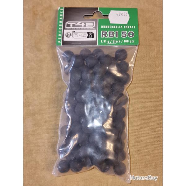 Billes caoutchouc noyau acier cal.50 Umarex RBI50 HILMAR SUPER DESTOCK !!!