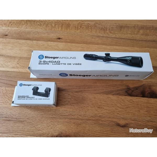 Lunette de Tir STOEGER 3-9x40 A0 (Neuve-Jamais utilise)