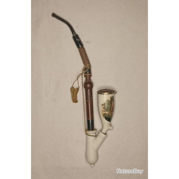Pipe porcelaine Allemande Prusse foyer 14/18 WW1