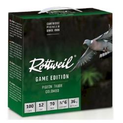 ROTTWEIL CAL.12/70 GAME EDITION PIGEON 12/70 36G N°6 PAR 25