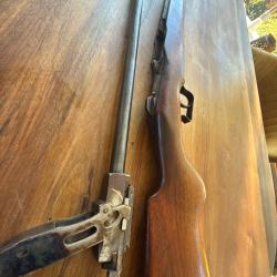 À saisir, sans prix de réserve, jolie, petite carabine de jardin, 9 mm type warnant