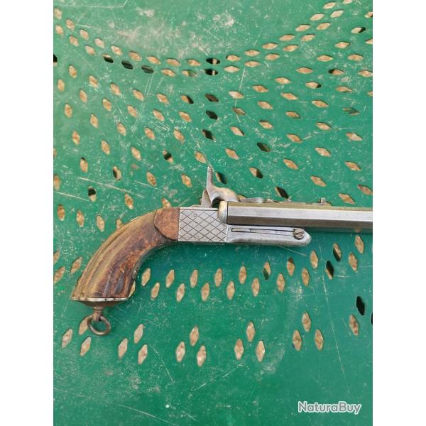 Pistolet  broche deux canons avec scurit