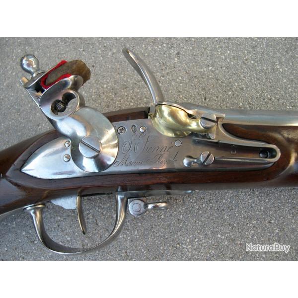 EXCEPTIONNEL ET RARE FUSIL DE GRENADIER D'INFANTERIE modle  AN 9 , premire restauration.