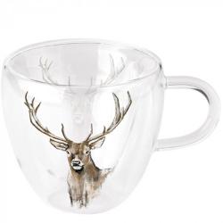 TASSE EN VERRE CERF MODERNE 0,25L - AMBIENTE