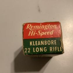 Lot munitions 22LR Remington anciennes