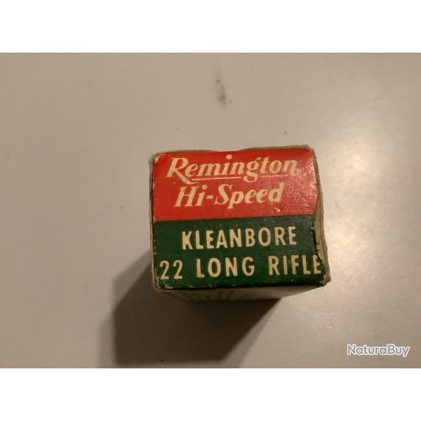 Lot munitions 22LR Remington anciennes