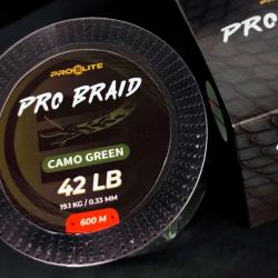 Tresse Pro élite baits camo Green 600m/0,33mm