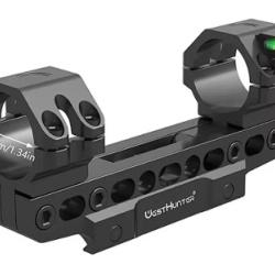 Montage monobloc 34mm westhunter noir pentable jusqu'&agrave; 100 MOA LIVRAISON GRATUITE
