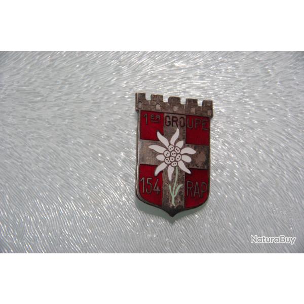 INSIGNE  1 � GROUPE  DU 154 � REGIMENT D 'ARTILLERIE DE POSITION  ---- ARTHUS BERTRAND PARIS DEPOSE