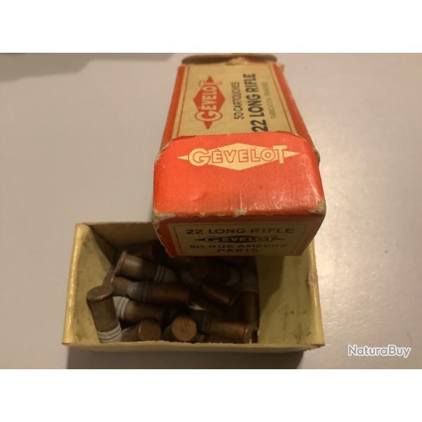 Bote de munitions 22 LR ancienne Gevelot