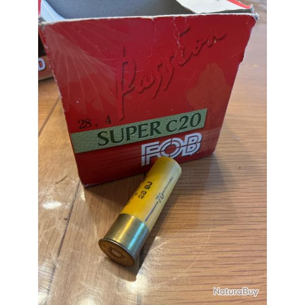 8 cartouches FOB Super C20 calibre 20/70, 28g, n*4