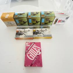 Lot de Cartouches calibre 20, cinq boîtes de 25 et trois boîtes de 10