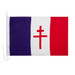Drapeau de l'Arm&eacute;e Fran&ccedil;aise de la Lib&eacute;ration � Reproduction 90 &times; 60 cm