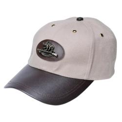 DESTOCKAGE !! CASQUETTE SANGLIER BEIGE ET MARRON