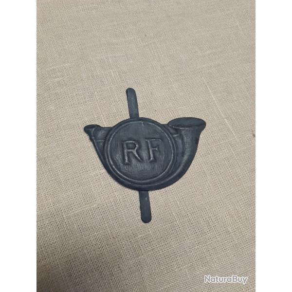 Insigne, Attribut, Rondache  De Casque Adrian peint bleu horizon