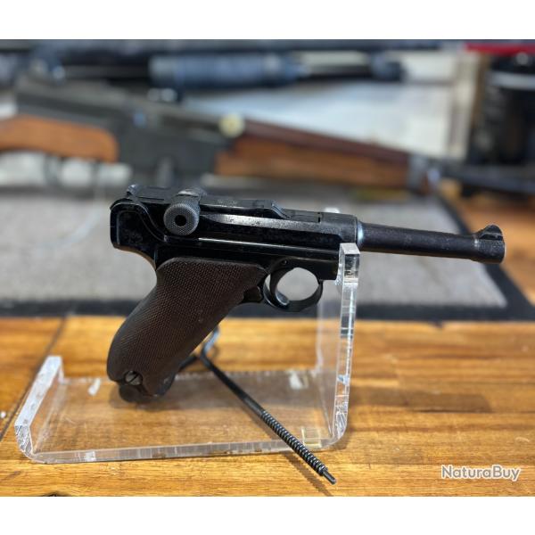 Sans prix de reserve ! Occasion Pistolet DWM  P08 - Anne 1911 - Monomatricule - 9mm - BF200