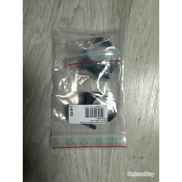 Collier amovible HMS de 34 mm pour fixation rail Weaver/picatinny