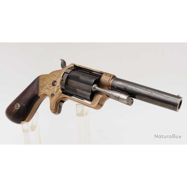 REVOLVER US CIVIL WAR SLOCUM 'S PATENT 1863 BROOKLYN NEW YORK SIDE LOADING CALIBRE 32 RF - USA XIX� 