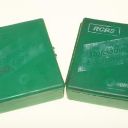 2 boites ancien modèle pour Jeux d'outils RCBS