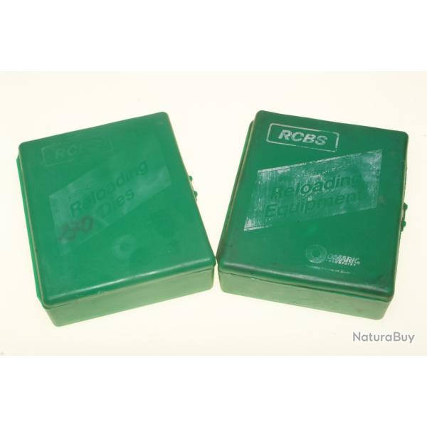 2 boites ancien modle pour Jeux d'outils RCBS