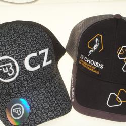 Lot de 2 Casquettes brod&eacute;es CZ et Sellier Bellot