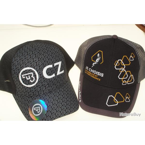 Lot de 2 Casquettes brod�es CZ et Sellier Bellot