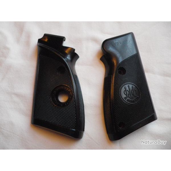 Plaquettes de crosse pistolets 22 Lr - BERETTA  - modle 76 / 74 -