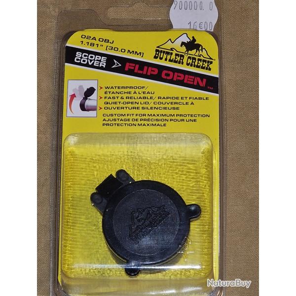 Bonnette protge objectif Butler Creek pour lunette diamtre 30mm HILMAR SUPER DESTOCK !!!