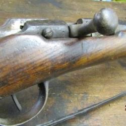 fusil GRAS profil militaire transform&eacute; chasse cal 24 1866/74 manu imp&eacute;riale Mutzig fonctionnel